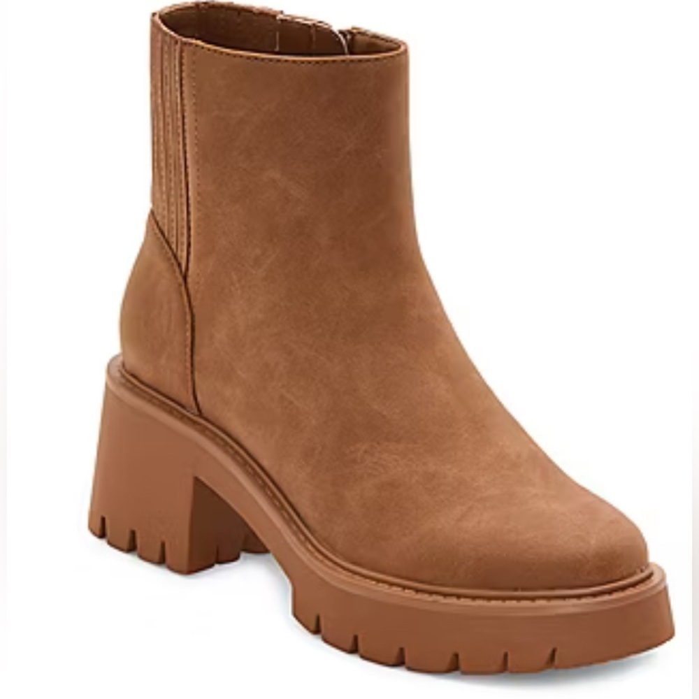 a.n.a Womens Marie Block Heel Booties